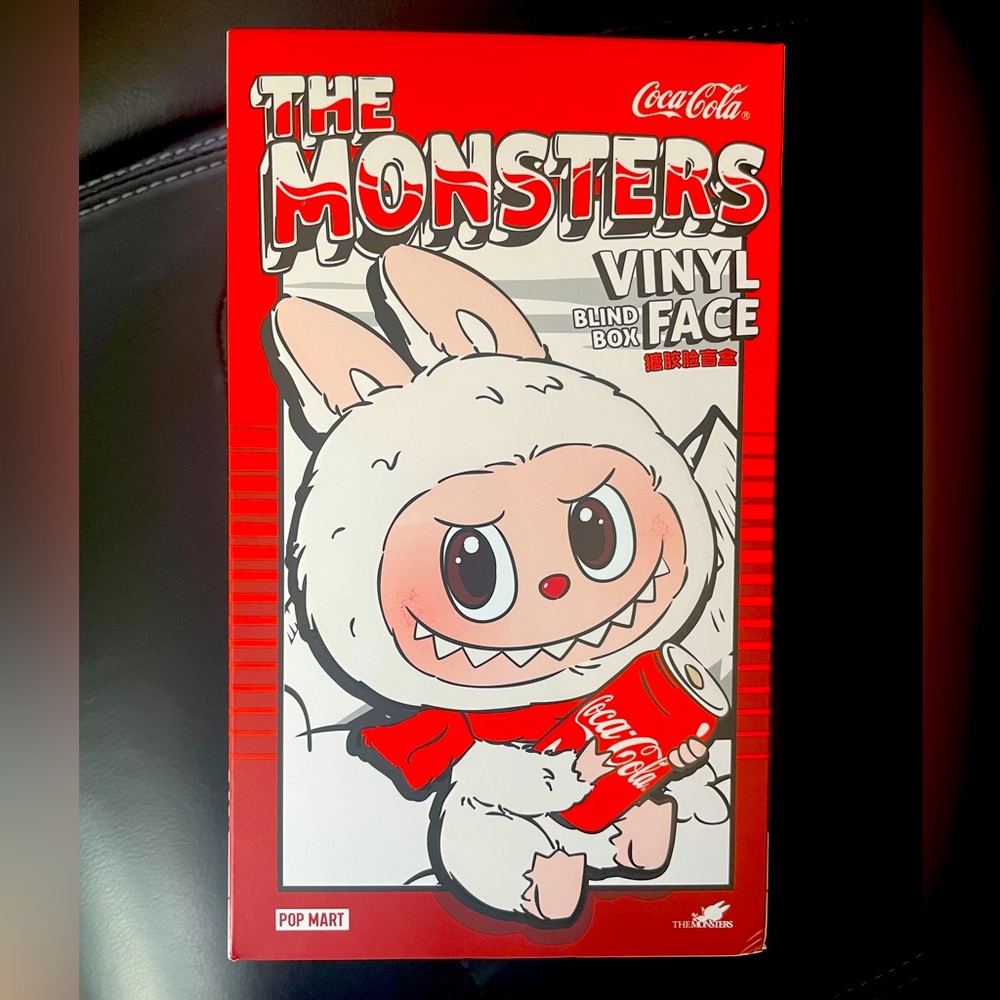 AUTHENTIC POPMART The MONSTERS Coca-Cola Series Vinyl Plush Pendant.